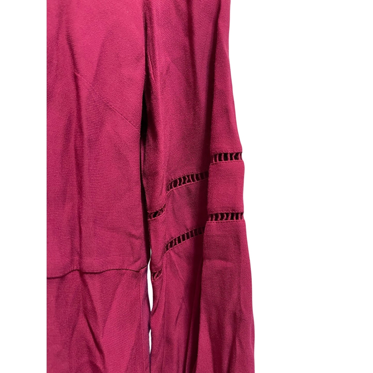 NWT Ann Taylor The Loft Fuschia Pink Long Sleeve Dress Size 6