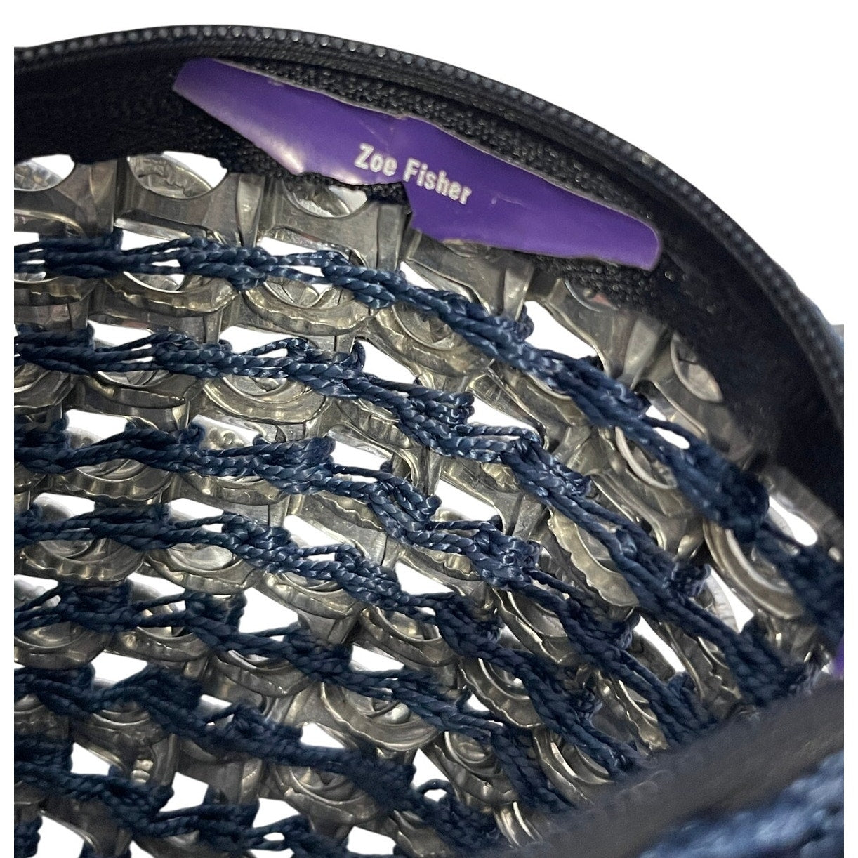 Y2K Zoe Fisher Handmade Bottle Tab / Can Tab Woven Clutch