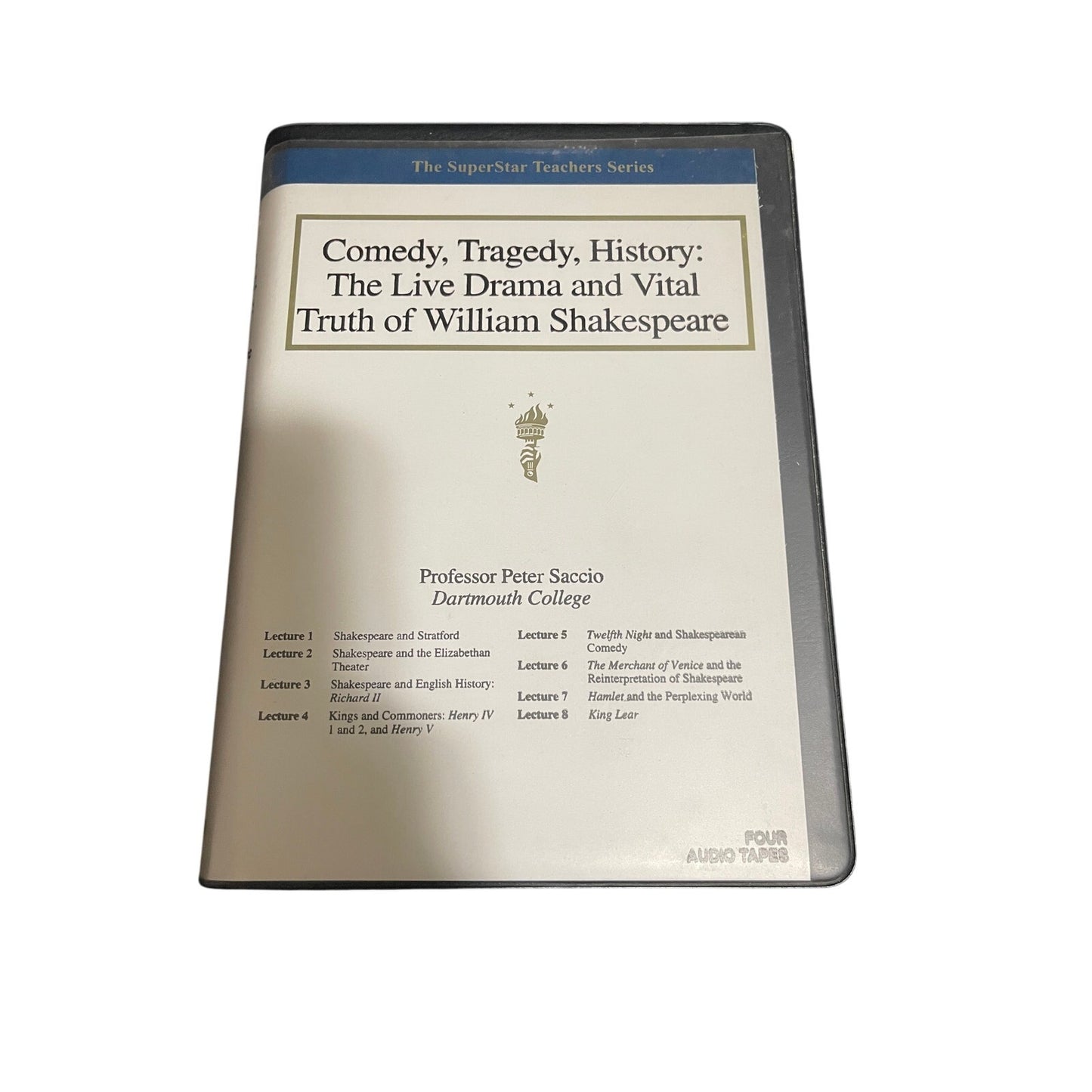 The Teaching Company Peter Saccio The Life of William Shakespeare Tape Set