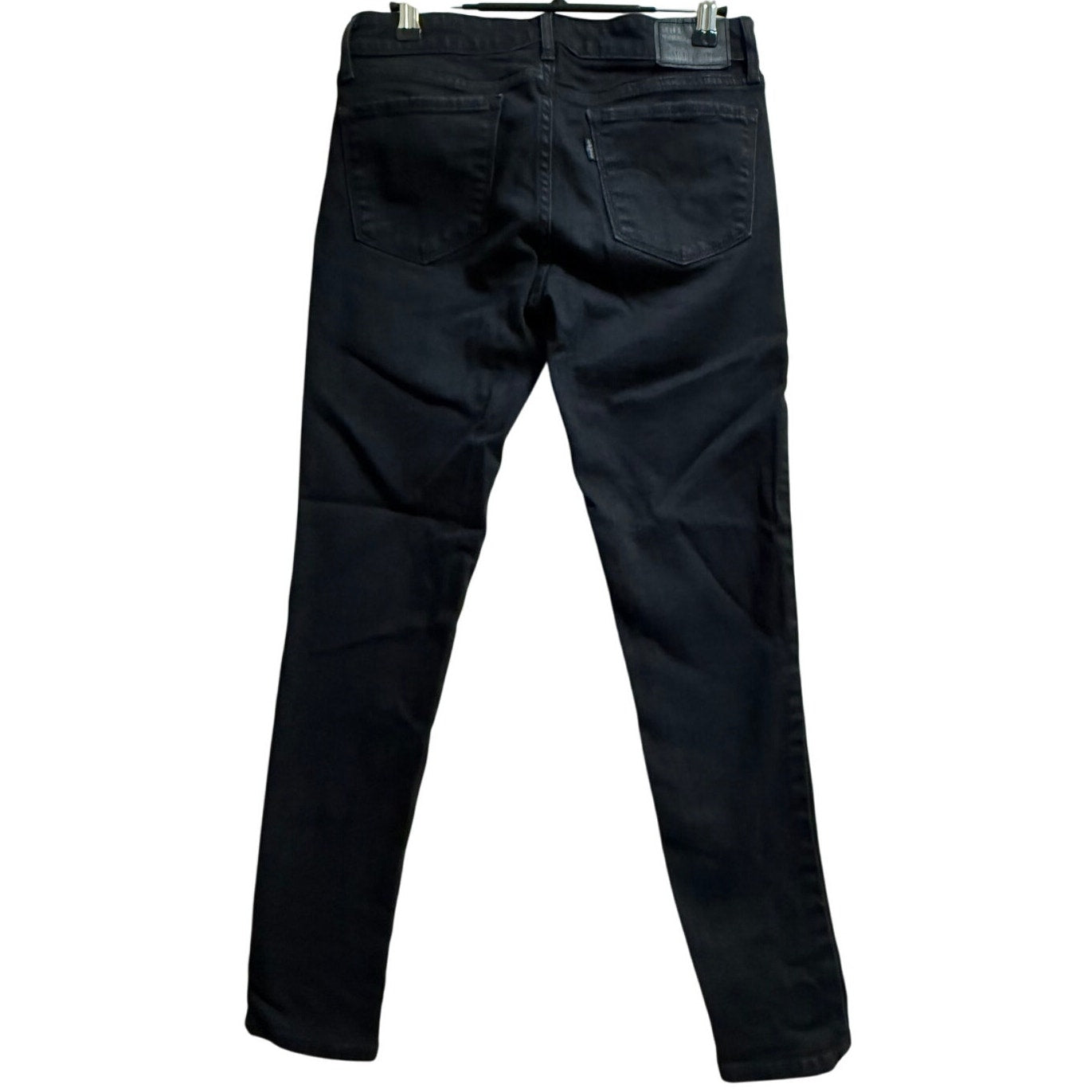 Levi's 711 Skinny Black Denim Jeans - Size 26