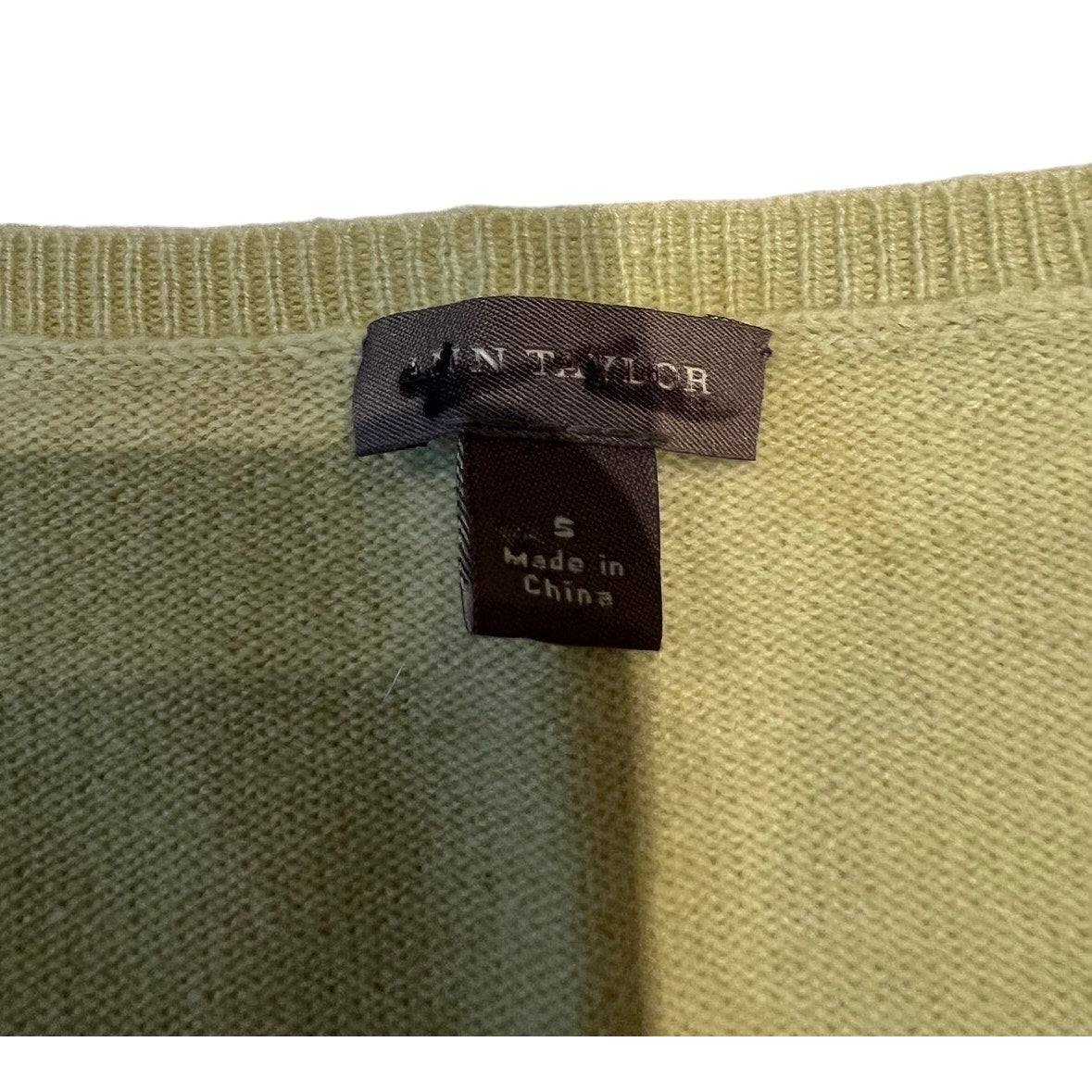 Ann Taylor Mint Green Cashmere Knit Sweater & Tank Top - Size XS