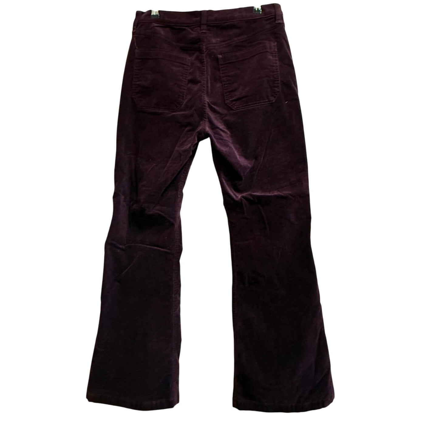GAP Dark Burgundy 70's Flare High Rise - Velvet - Size 29