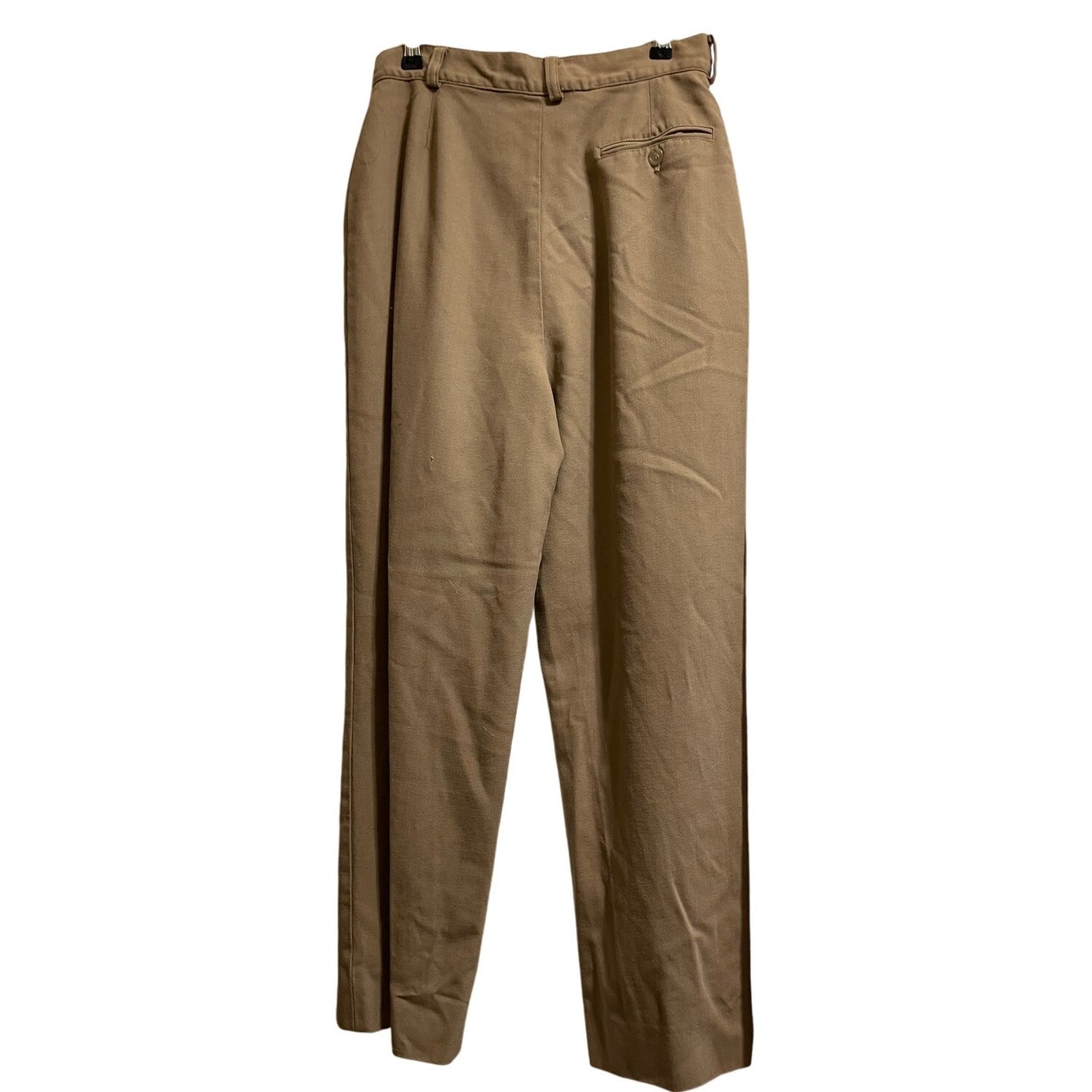 Vintage Calvin Klein 100% Wool Tan Dress Pants - High Waisted - Read Description