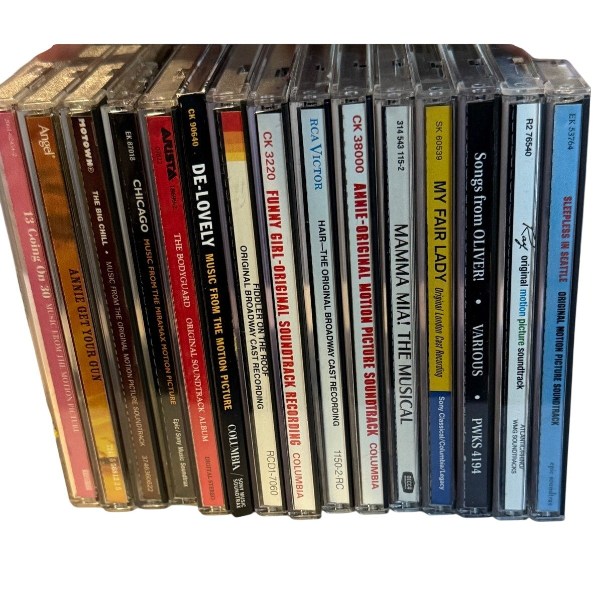 Movie & Broadway Soundtrack CD Bundle -15 CD's - Chicago, Annie, The Bodyguard