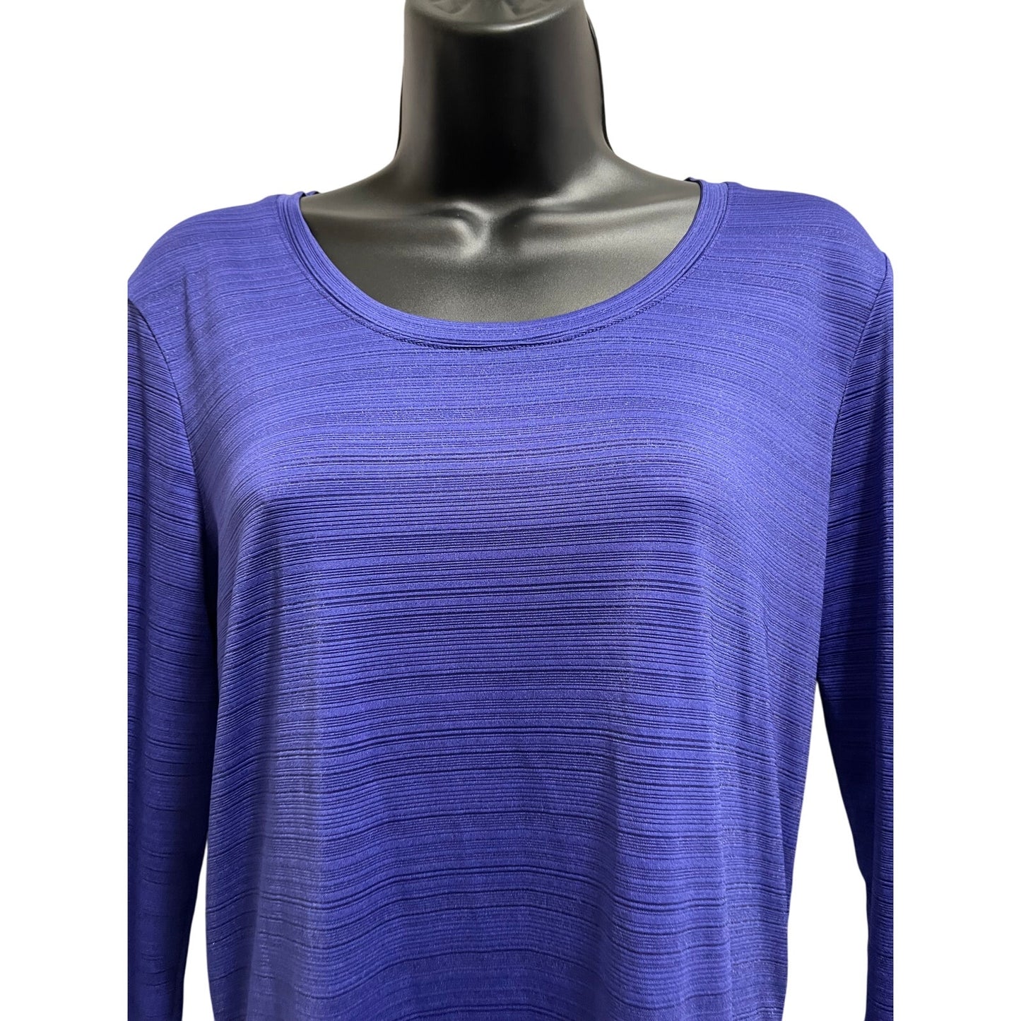 Danskin Now Purple Long Sleeve Athletic Shirt - Size Medium
