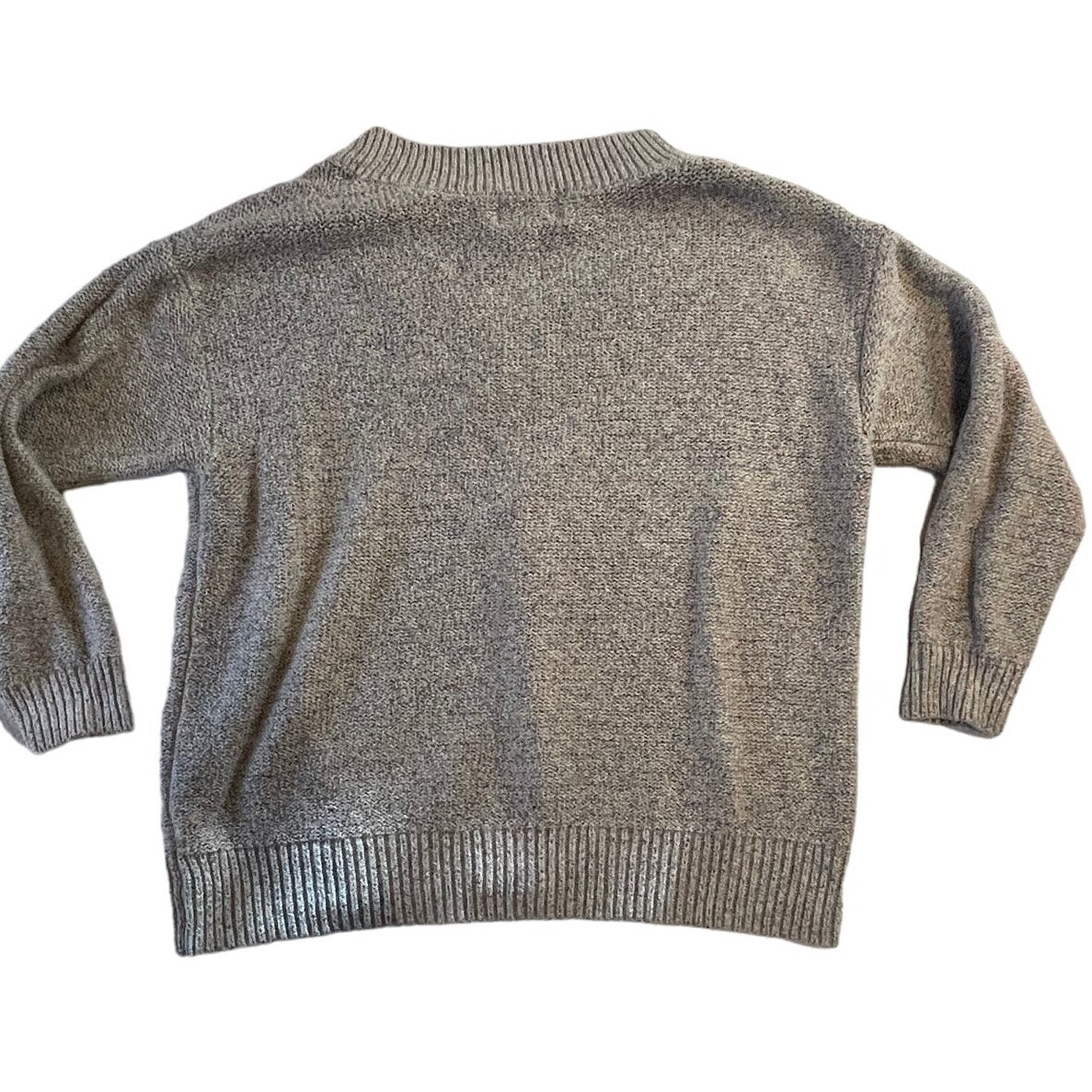 Y2K Women's Large V-Neck Old Navy Long Sleeve Knit Sweater Vintage
