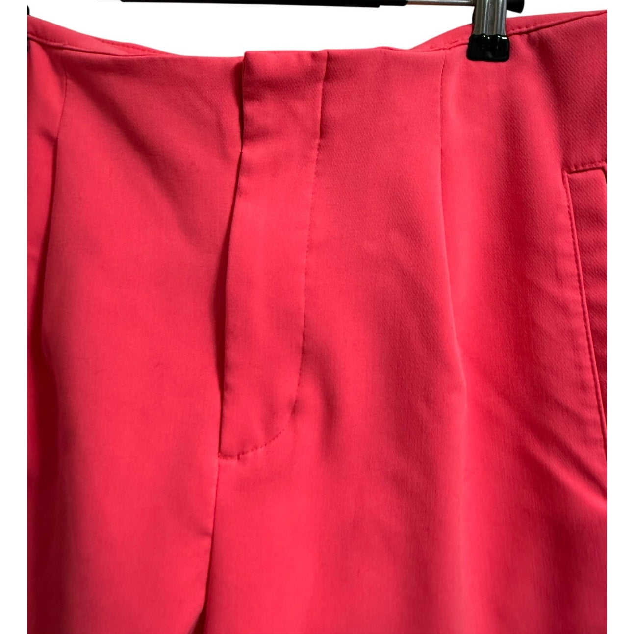 A New Day Stretch Bright Pink Chino Shorts - Size 14