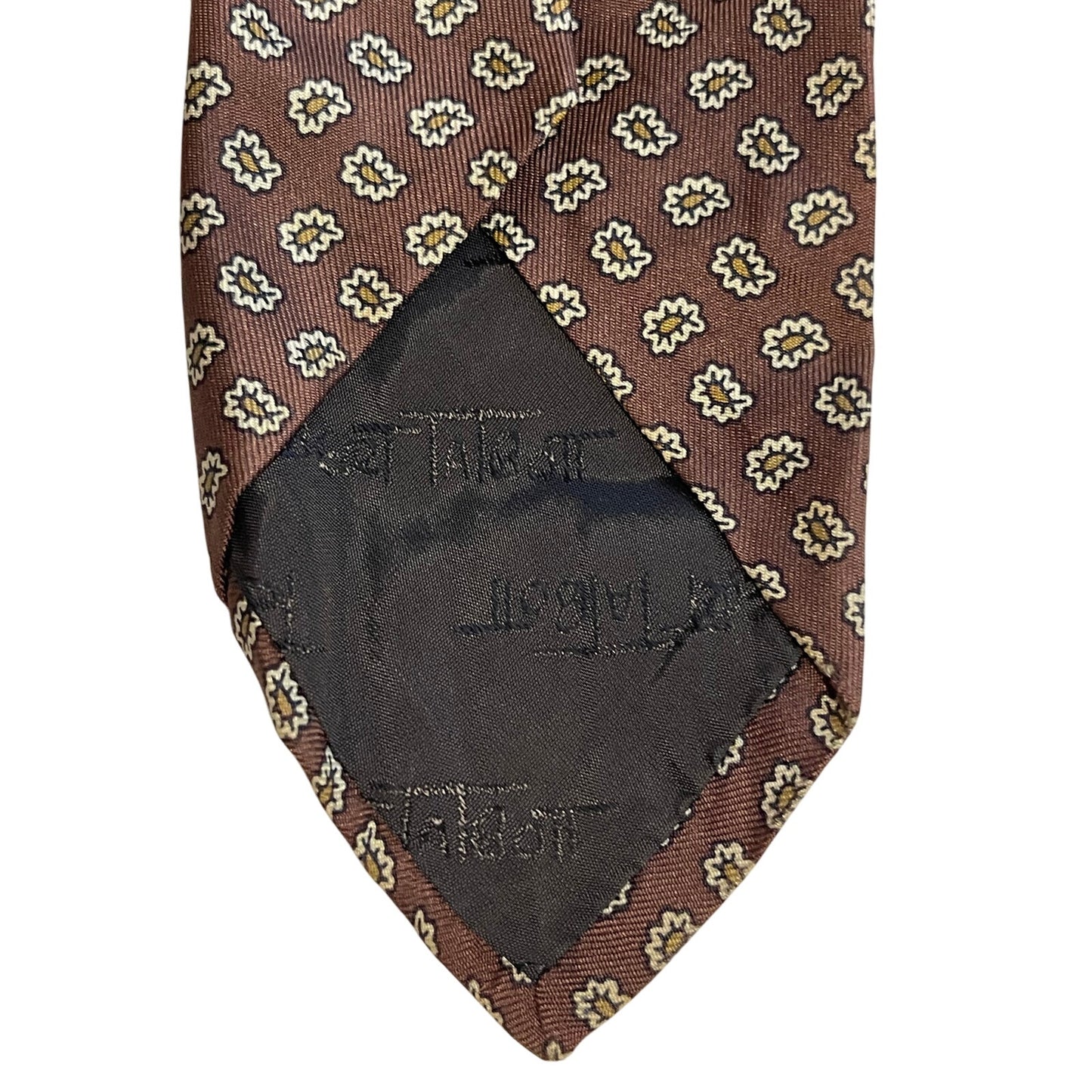 Vintage Robert Talbott Hand Sewn 100% Silk Necktie Hand Blocked English Made