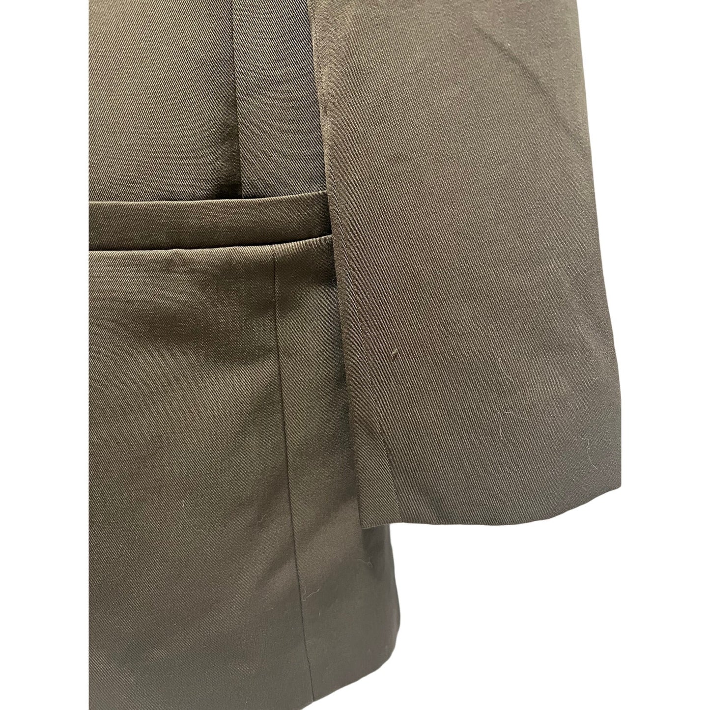 Jones New York - Dark Olive / Pea Green - Lined Suit Jacket / Blazer - Size 10