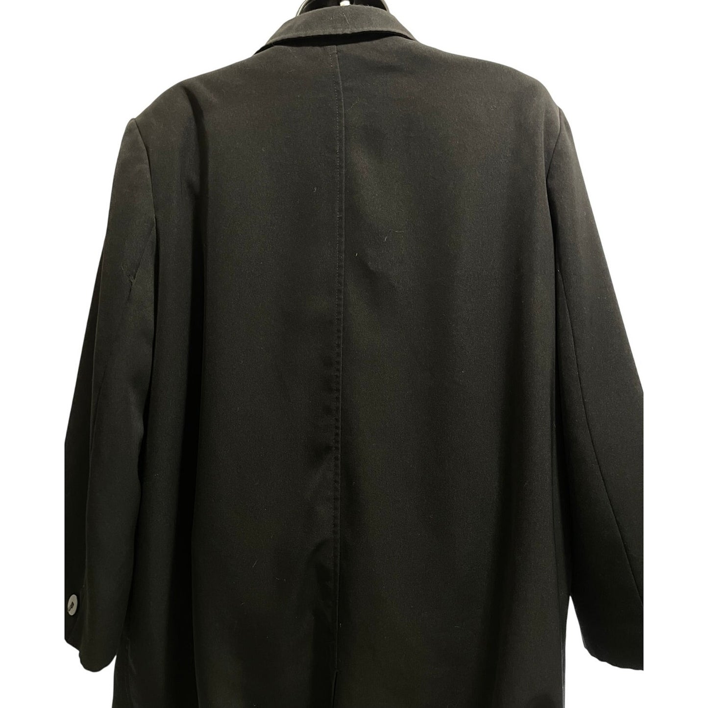 London Fog Black Lined Overcoat - Size Medium Women's