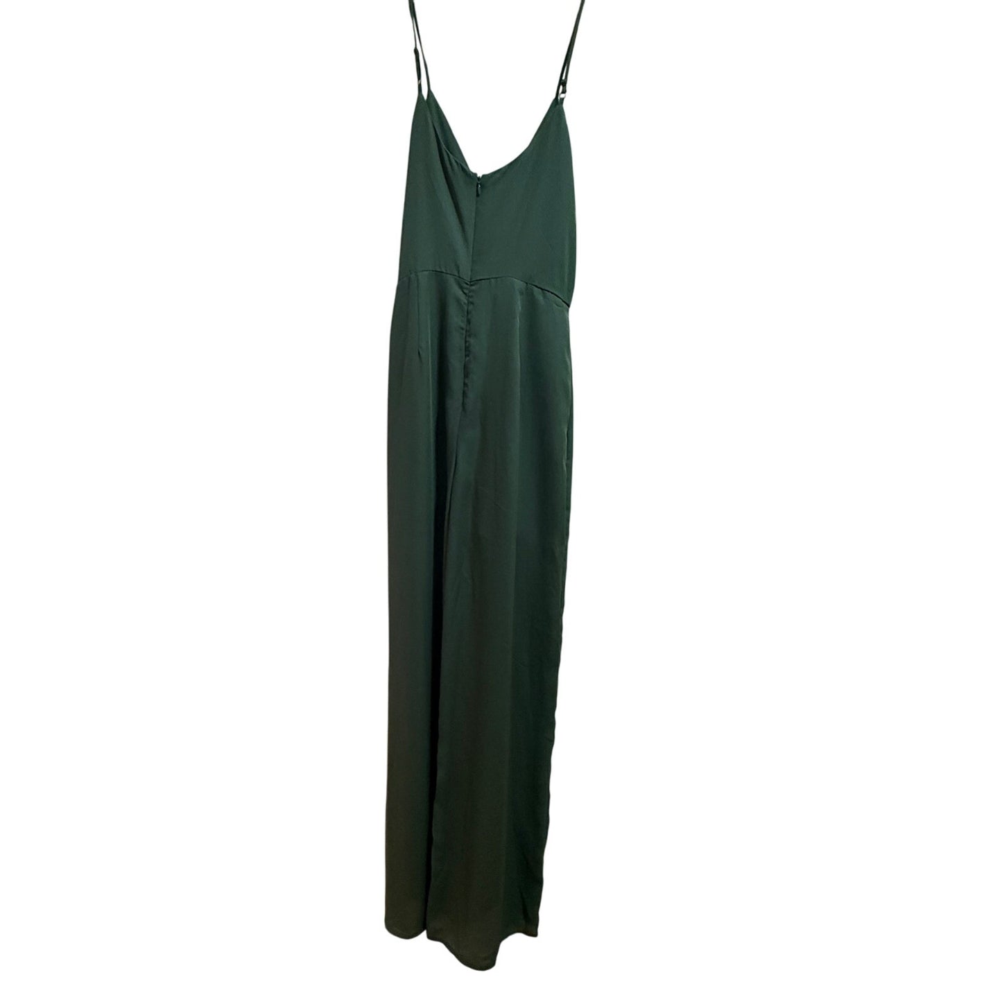 GB Beautiful Green Tie Waist Sleeveless Jumpsuit - Size XS - Flowy