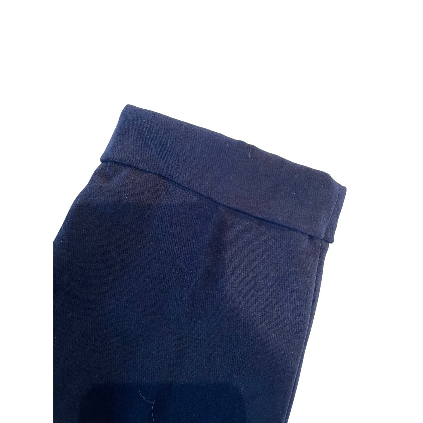 Cambridge Dry Goods Co - Navy Blue Velvet Type Dress Pants - Size 8 - Lined