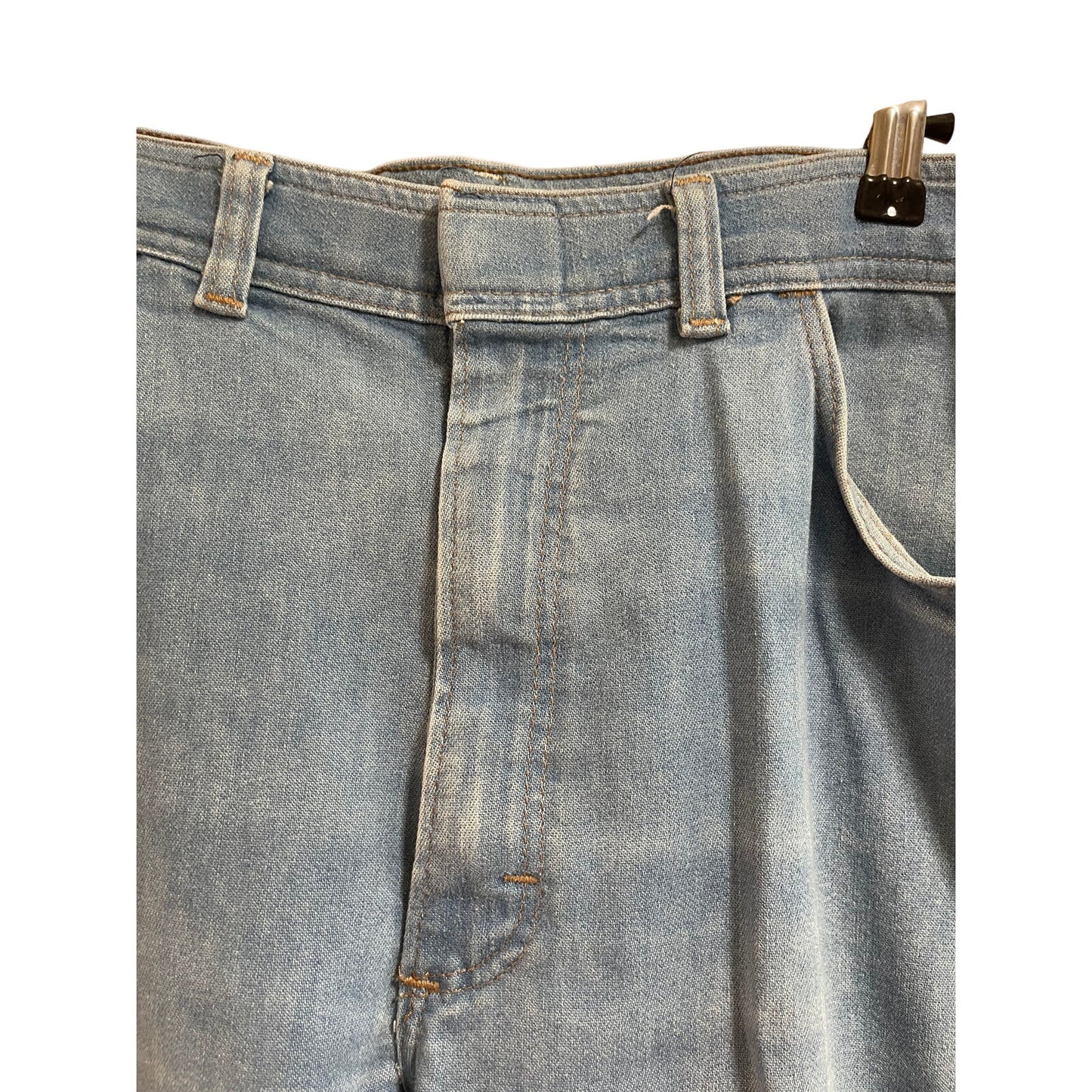 Vintage Women's Wrangler Straight Leg Light Blue Denim Jeans - 90's