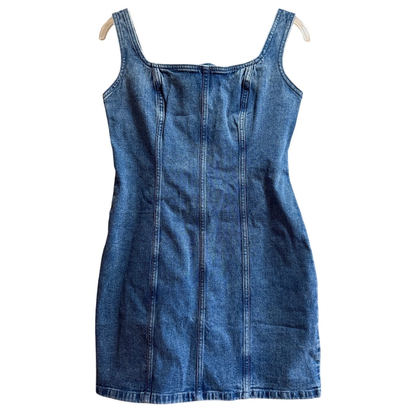 Abercrombie & Fitch Fit to Flatter Denim Dress - Small Petite- NWT - $80 MSRP