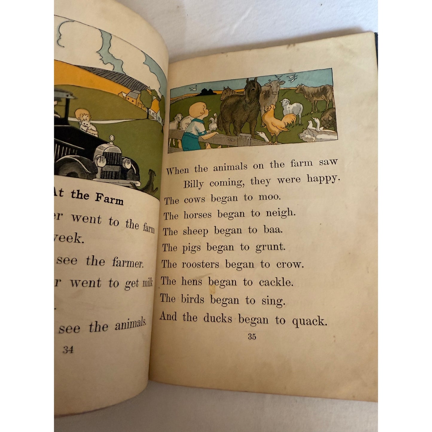 Wag & Puff - Marjorie Hardy - 1927 - Hardcover - Antique Children's Book