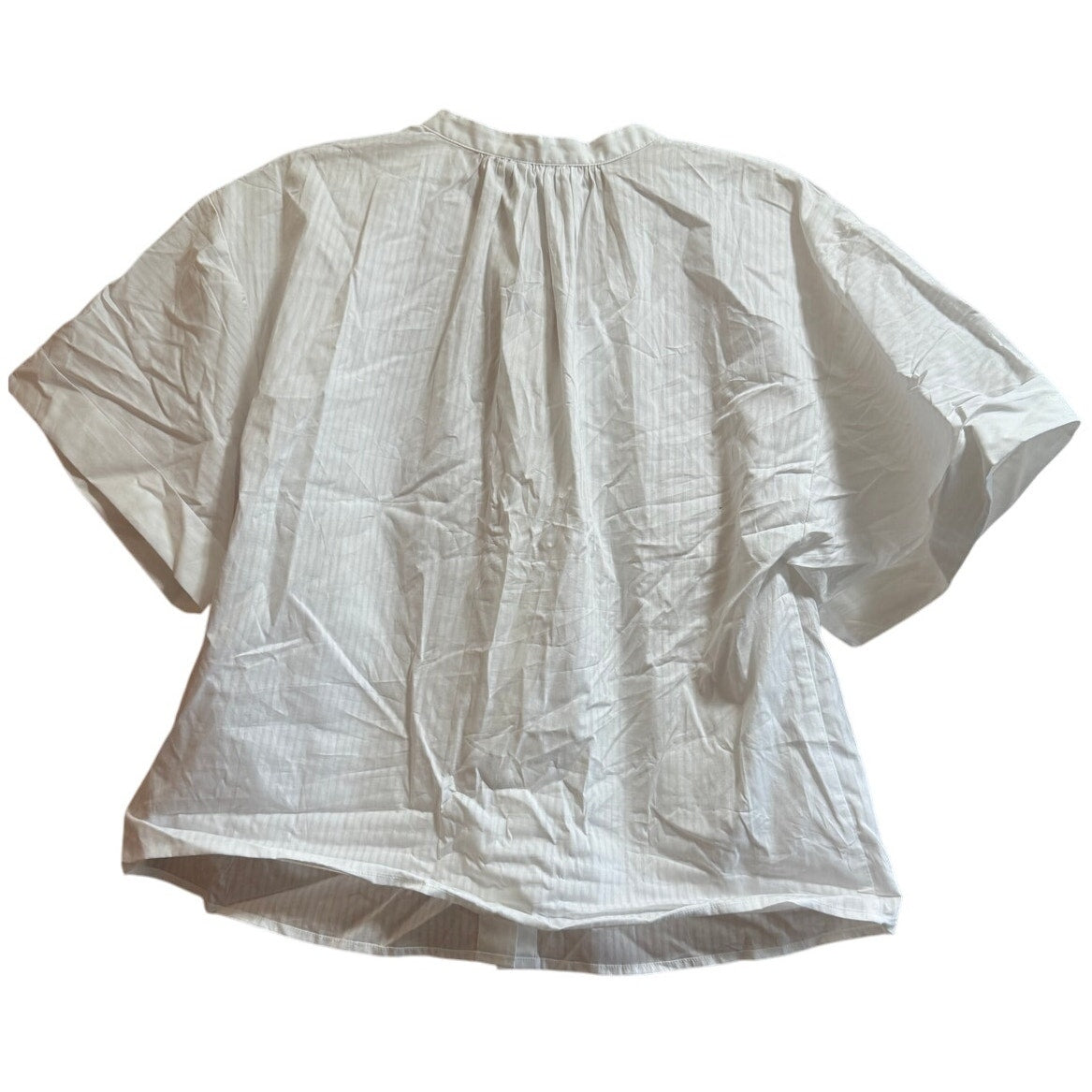 Banana Republic White Short Sleeve Peasant Blouse - Size XS - NWT - $70 MSRP