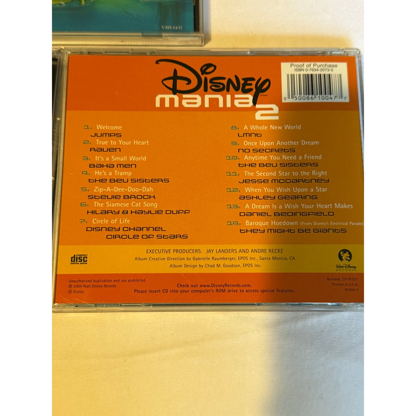 Disney CD Bundle - Classic Disney Volume 3, Disney Mania 2, Toonful CD's