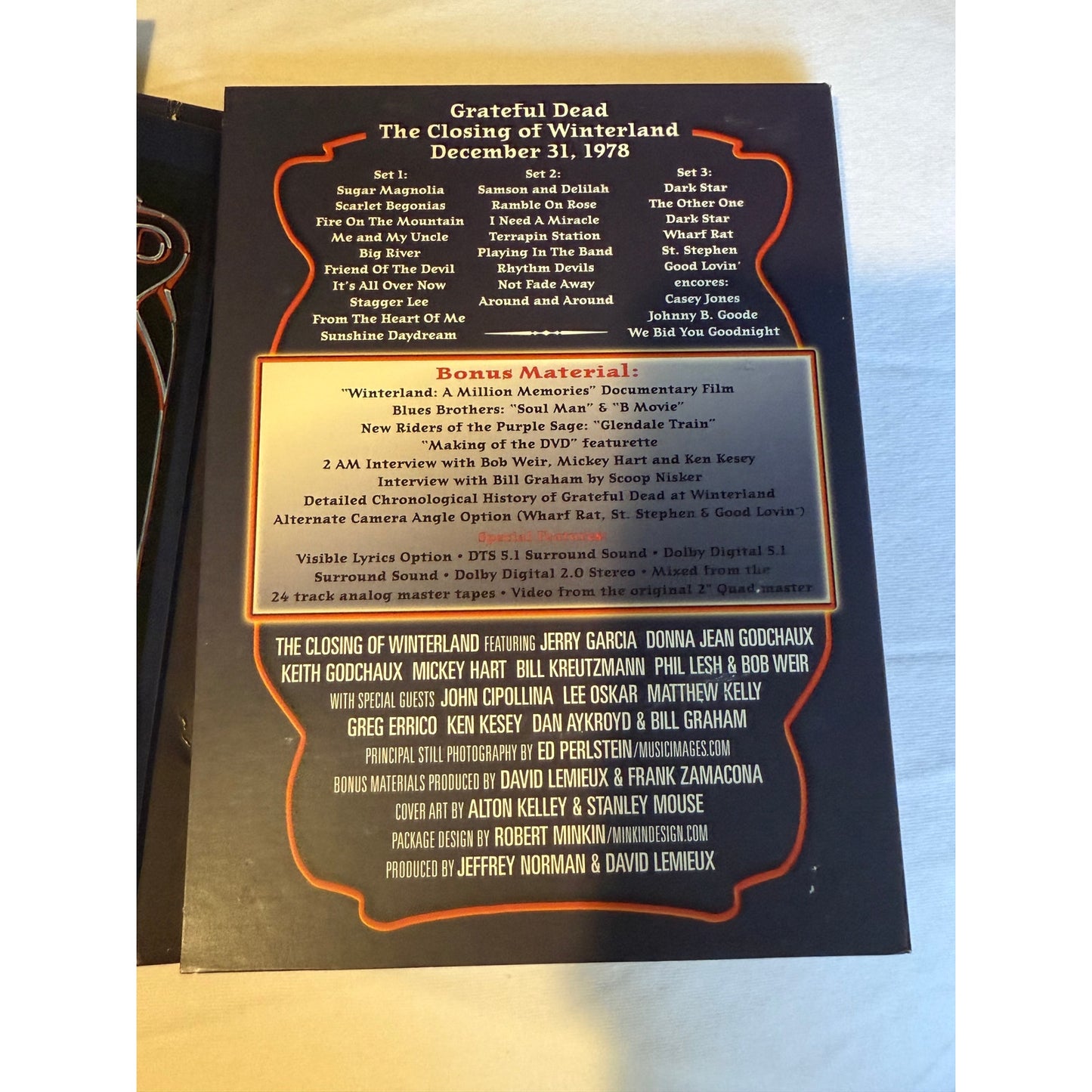 New Years Eve Grateful Dead The Closing of Winterland DVDs
