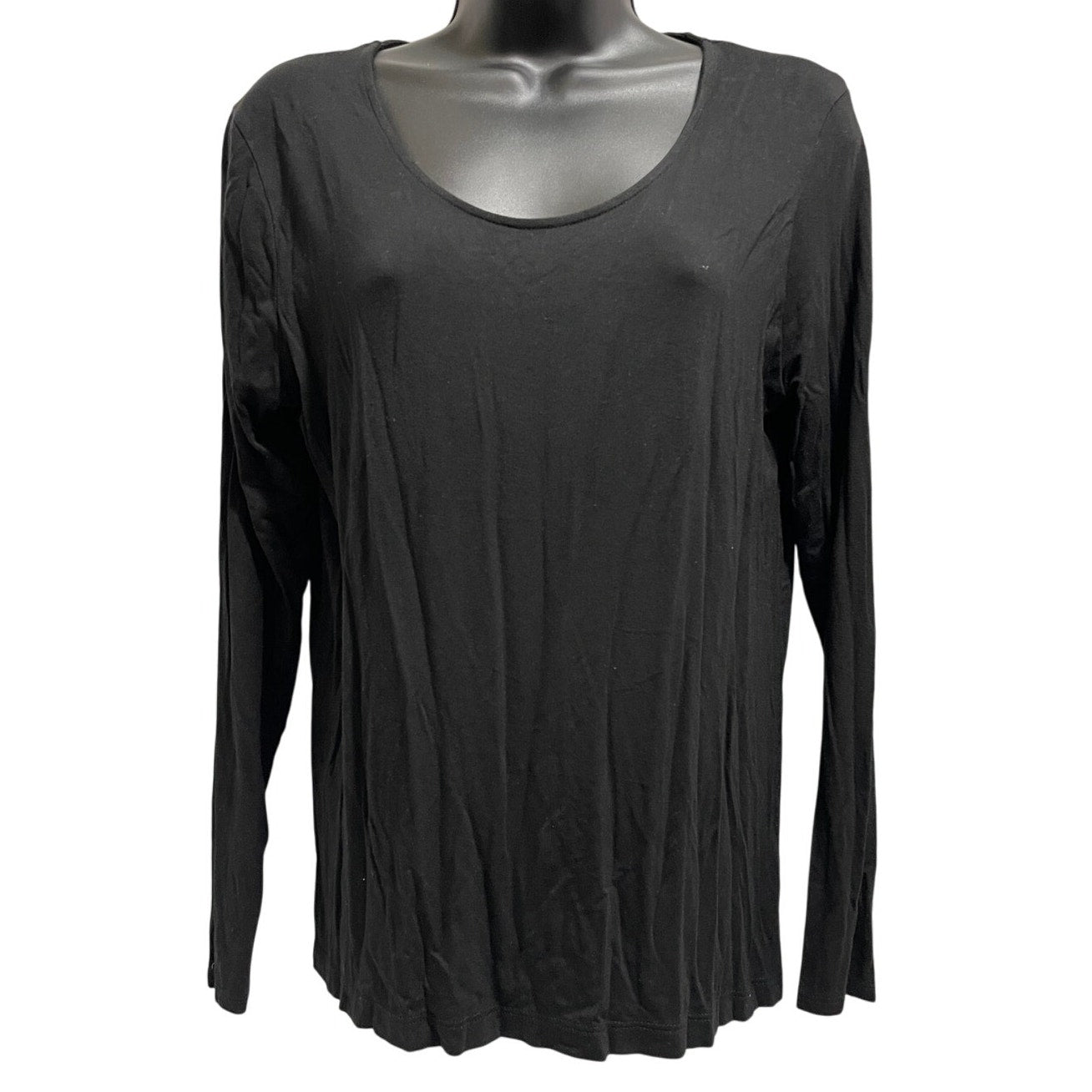 Mercer & Madison Black Lightweight Long Sleeve Shirt - Size Medium