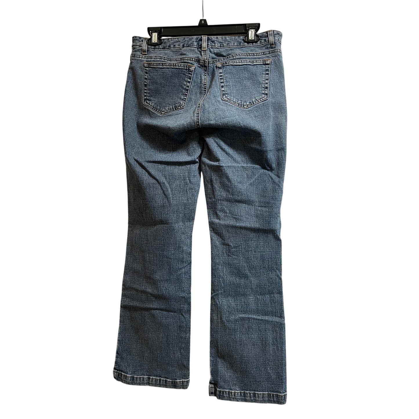 Style & Co Petite 12 Cotton Blend Blue Straight Leg Jeans
