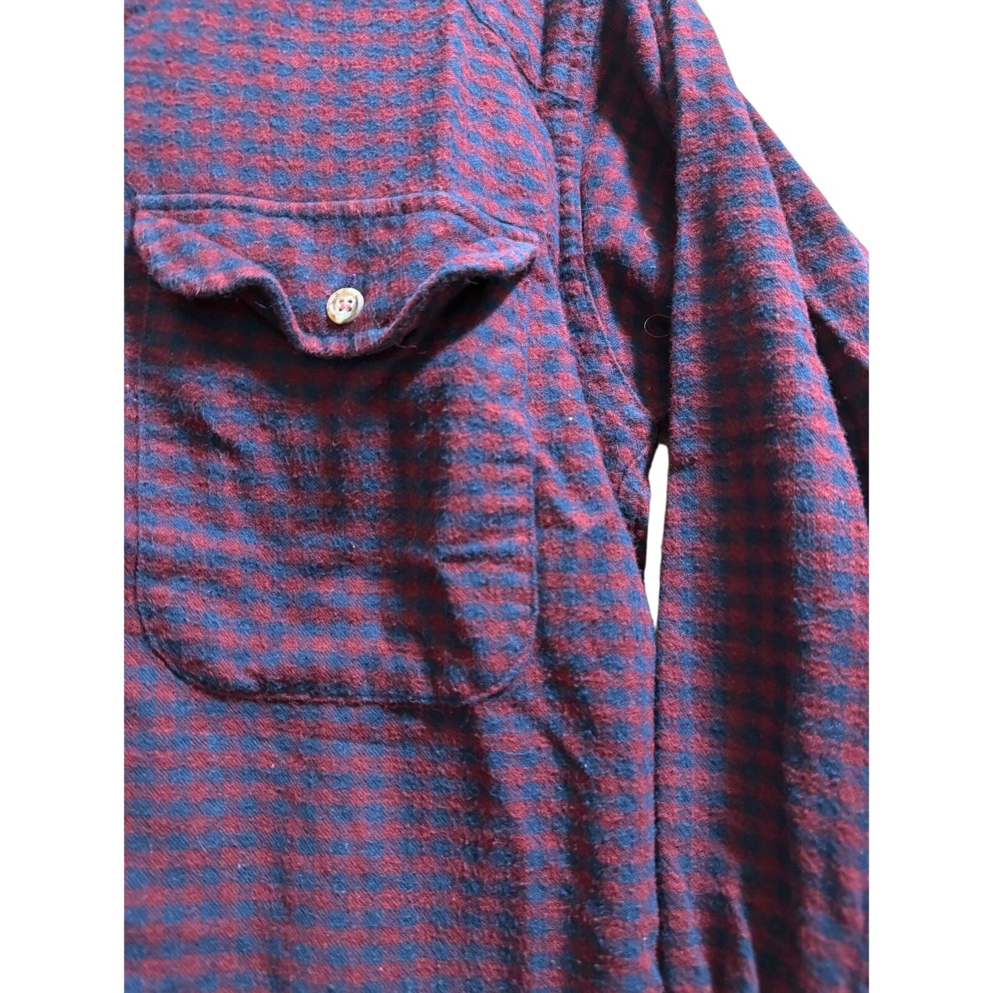 Vintage Orvis 100% Cotton Check Button Up - Long Sleeve - Size 10