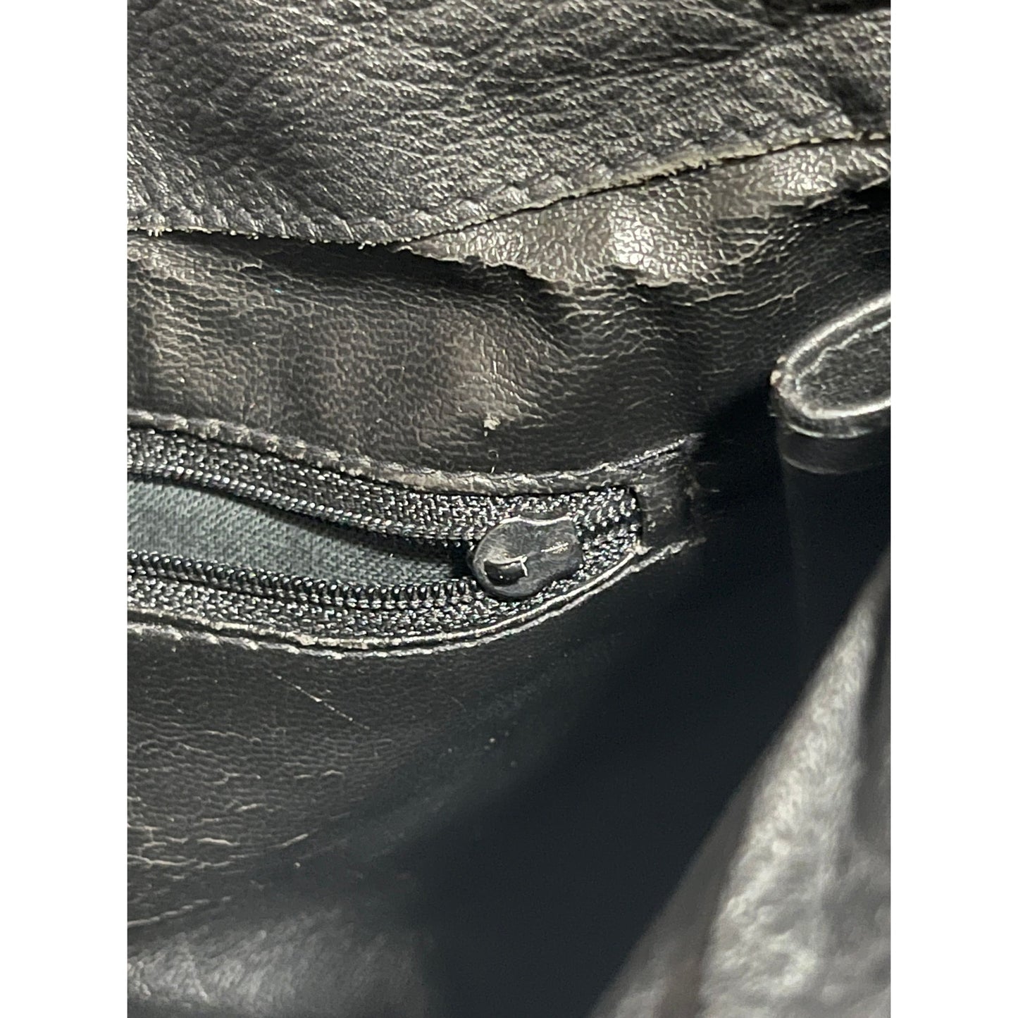Hudsons Black Italian Leather Shoulder Bag / Purse