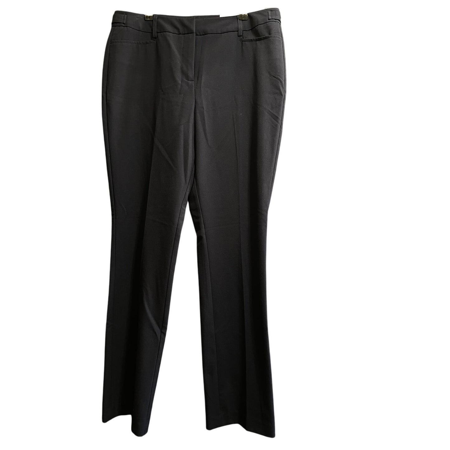 Larry Levine Size 10 Platinum Navy Blue Dress Pants - NWT - $60 MSRP