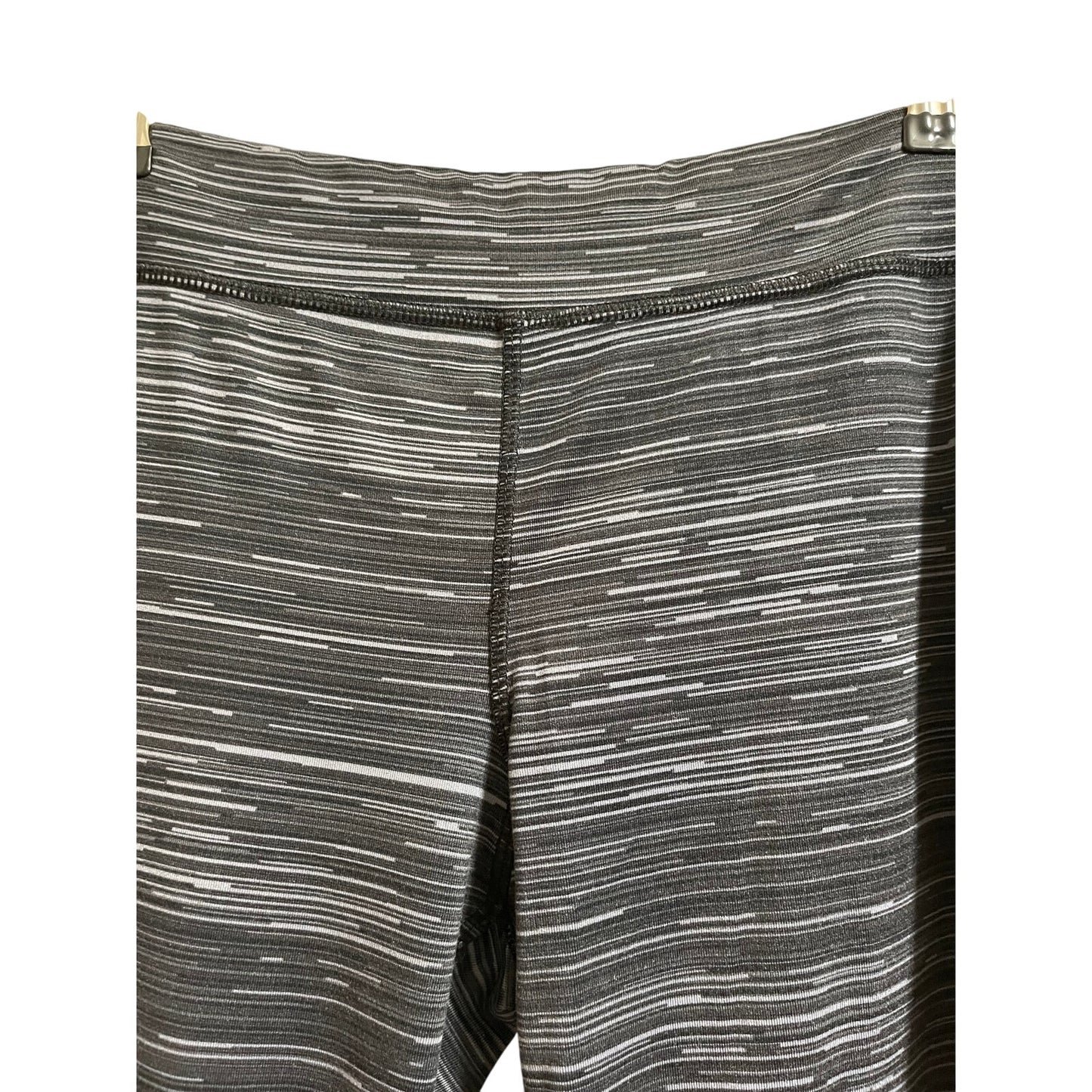 Champion Duo Dry Black & Grey Workout Leggings - Medium