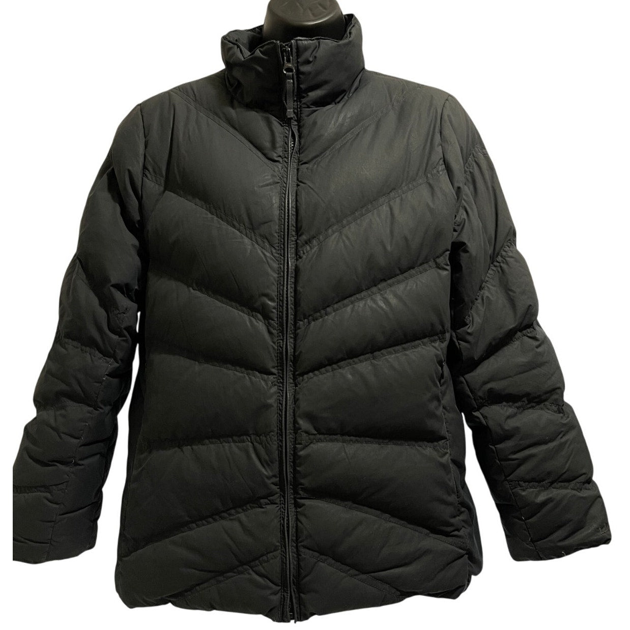 Vintage L.L. Bean Black Puffer Jacket - Women's Medium