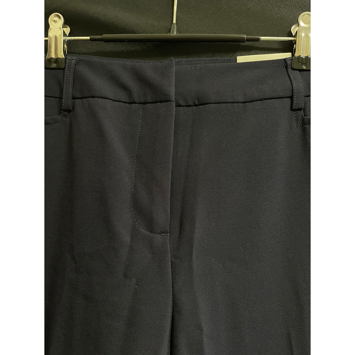 Larry Levine Size 10 Platinum Navy Blue Dress Pants - NWT - $60 MSRP