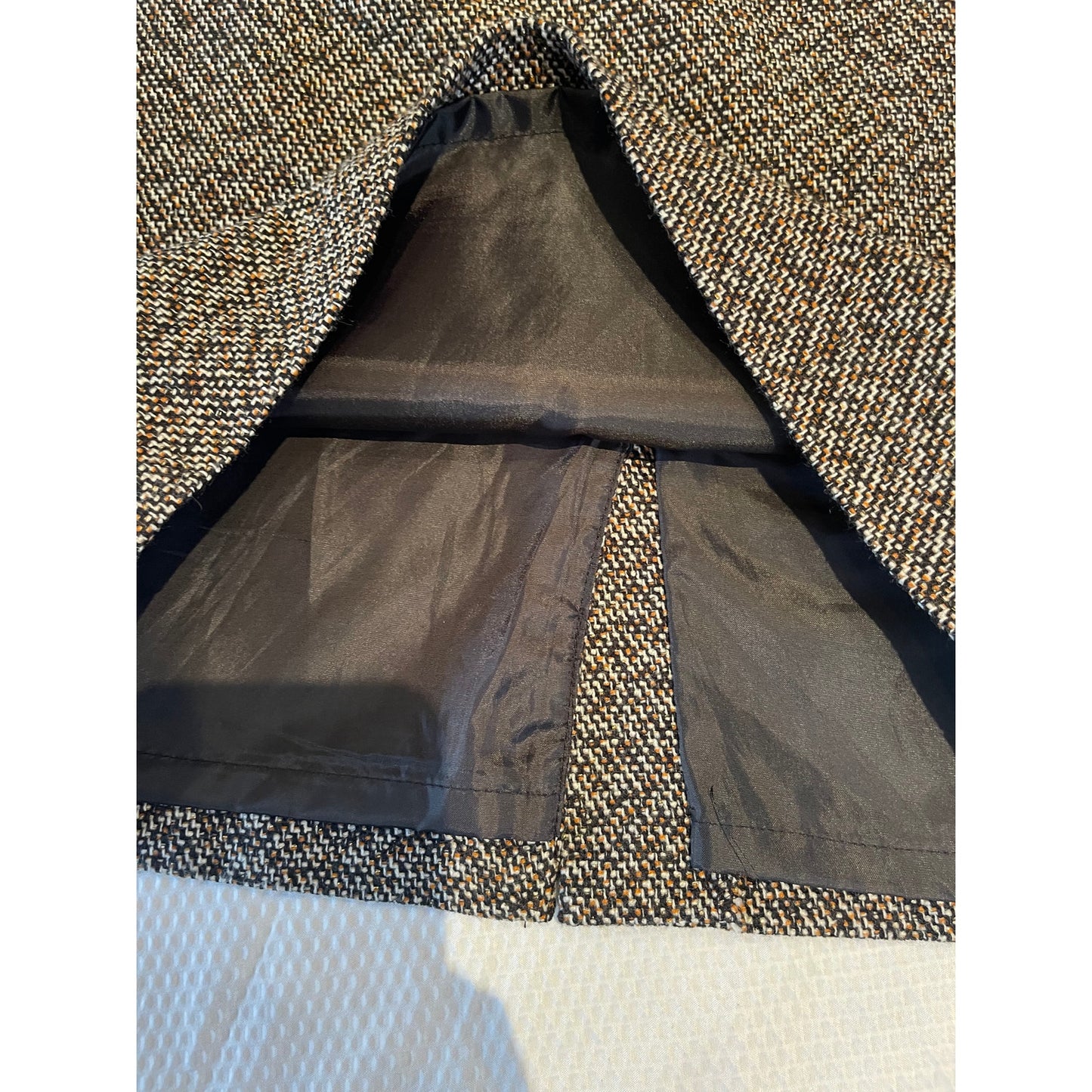 Charter Club Petite - Knit Lined Gold Flecks - Pencil Midi Skirt Size 8 Petite