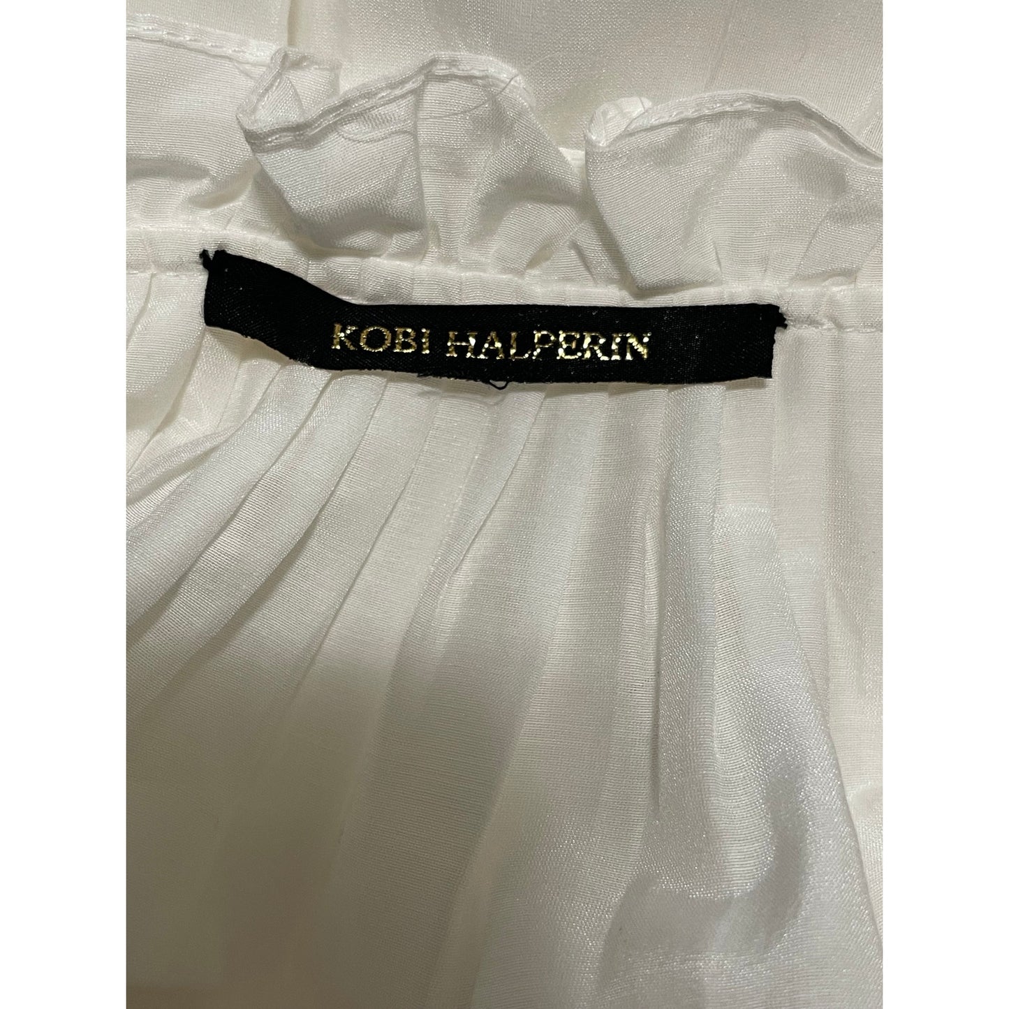 Kobi Halperin White Size Medium Boho Midi Dress