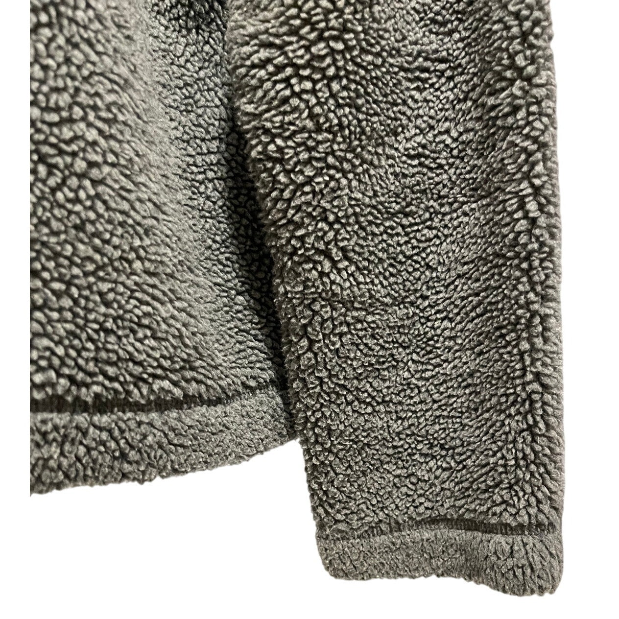 GAP Women's Size Medium Gray Full Zip Sherpa Jacket Long Sleeve