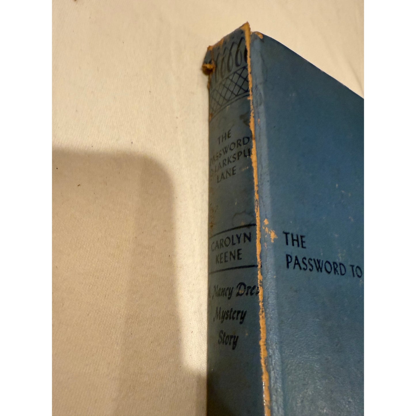 Nancy Drew - The Password to Larkspur Lane - Blue Tweed - 1933 - Hardcover