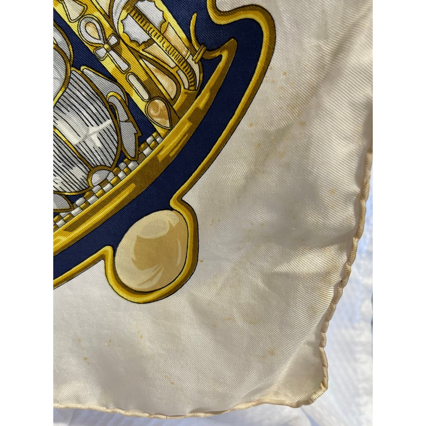 Vintage 1970 Hermes Silk Scarf - Egypte by Caty Latham - Original Box & Ribbon