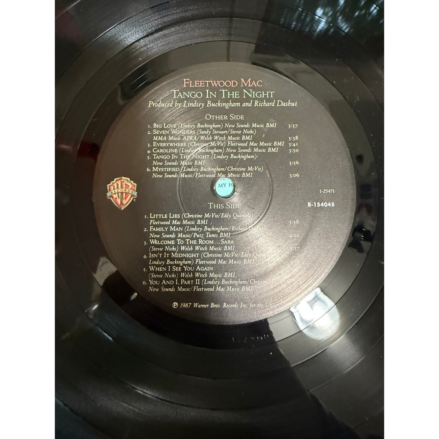 Fleetwood Mac Tango In The Night LP 1987 I-25471 - 12" Vinyl Record