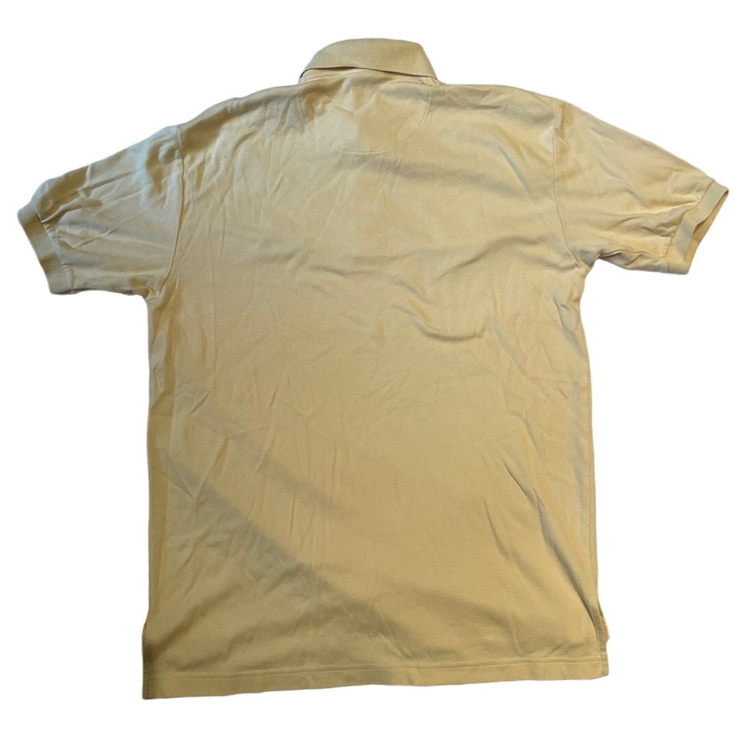 Vintage Trimingham's Bermuda 100% Cotton Medium Yellow Polo Shirt