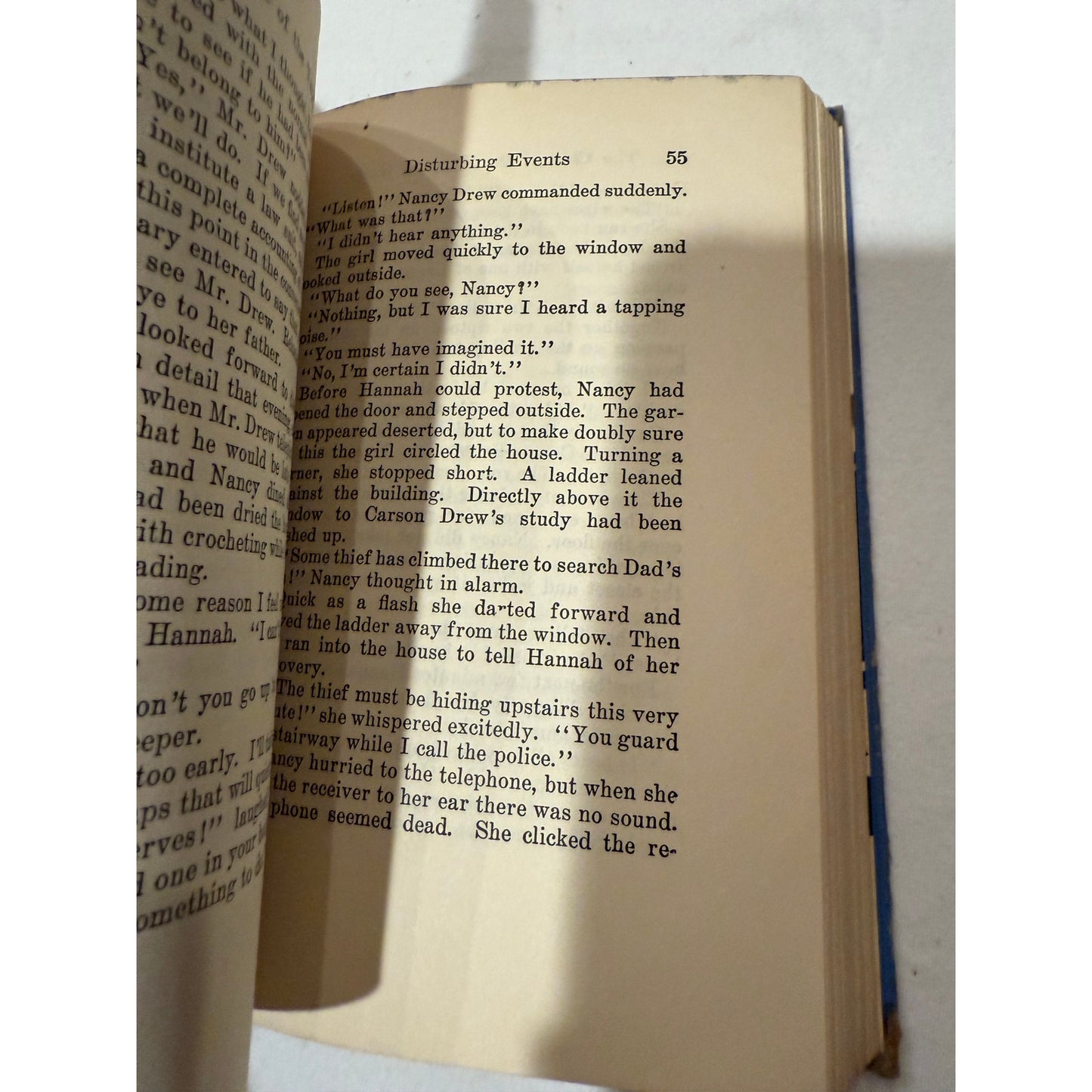 Nancy Drew - The Clue of the Tapping Heels - Blue - 1939 - Hardcover