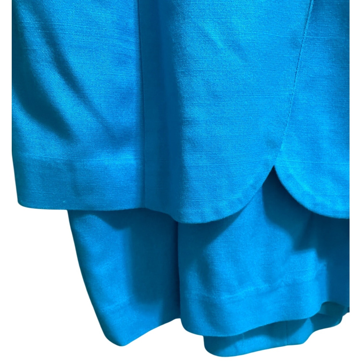 Katie MFG Petites - Turquoise Blue Sleeveless Shift Dress & Jacket - Size 10