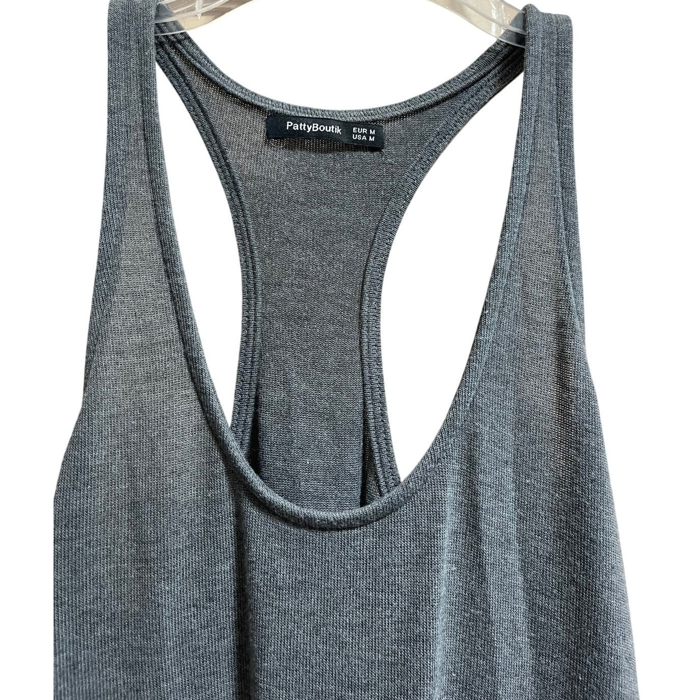 Patty Boutik (PattyBoutik) Light Grey Tank Dress - Maxi - Medium