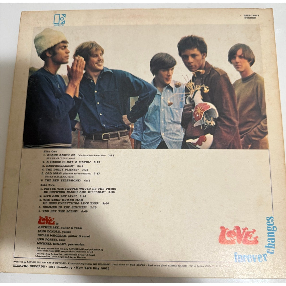 LOVE Forever Changes 1st 1967 Pressing Elektra EKS-74013 - 12" Vinyl