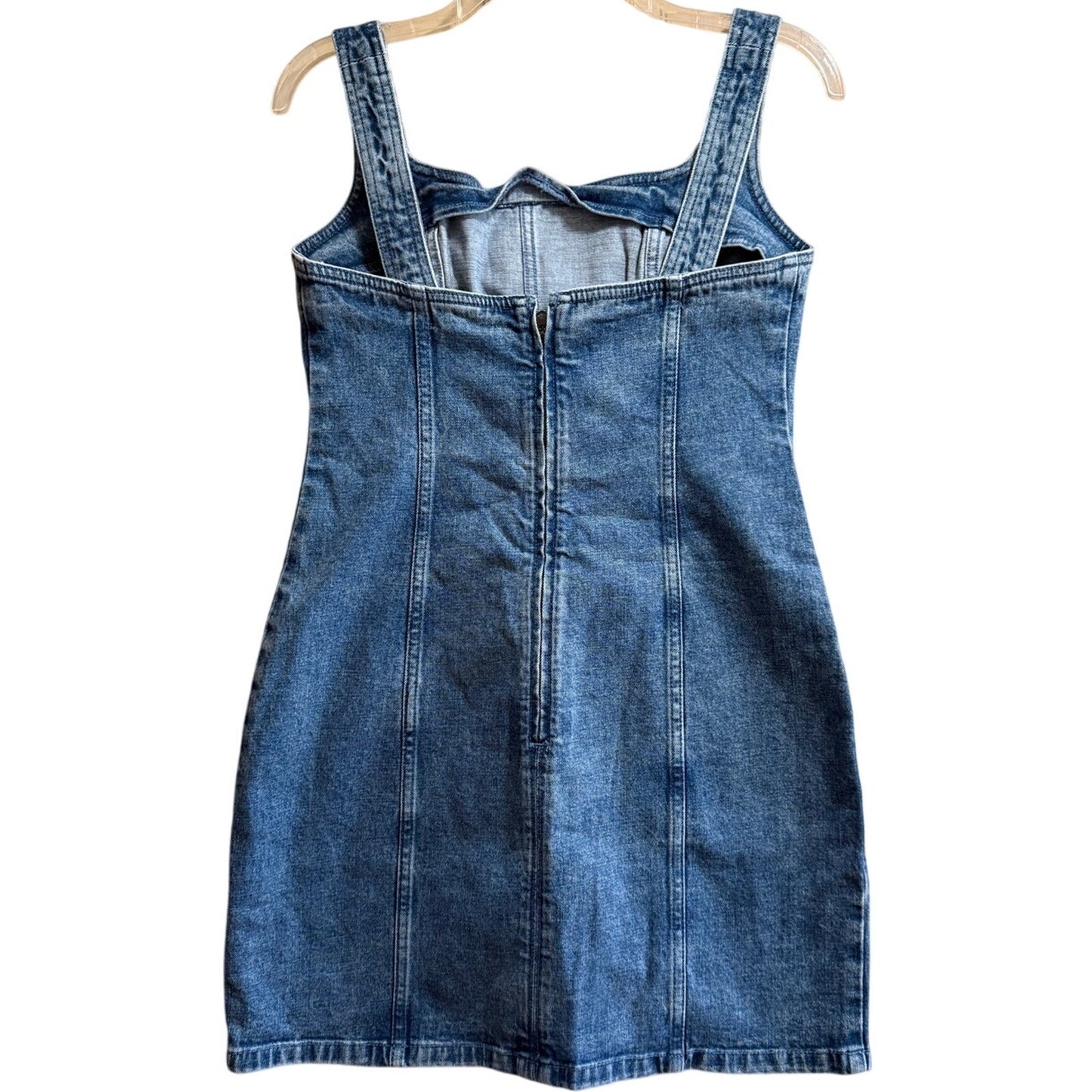 Abercrombie & Fitch Fit to Flatter Denim Dress - Small Petite- NWT - $80 MSRP