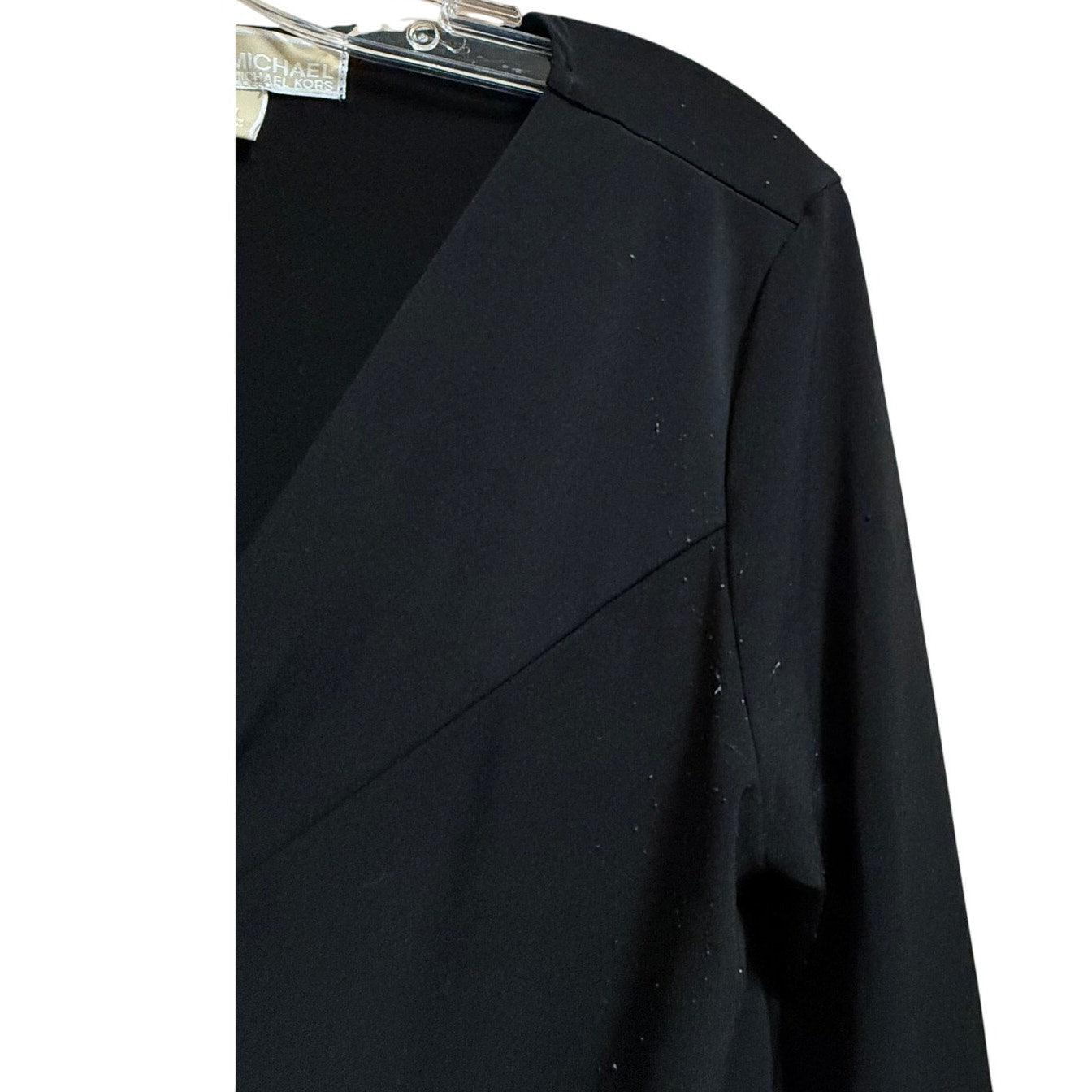 Michael by Michael Kors Black Long Sleeve Blouse - Size Medium