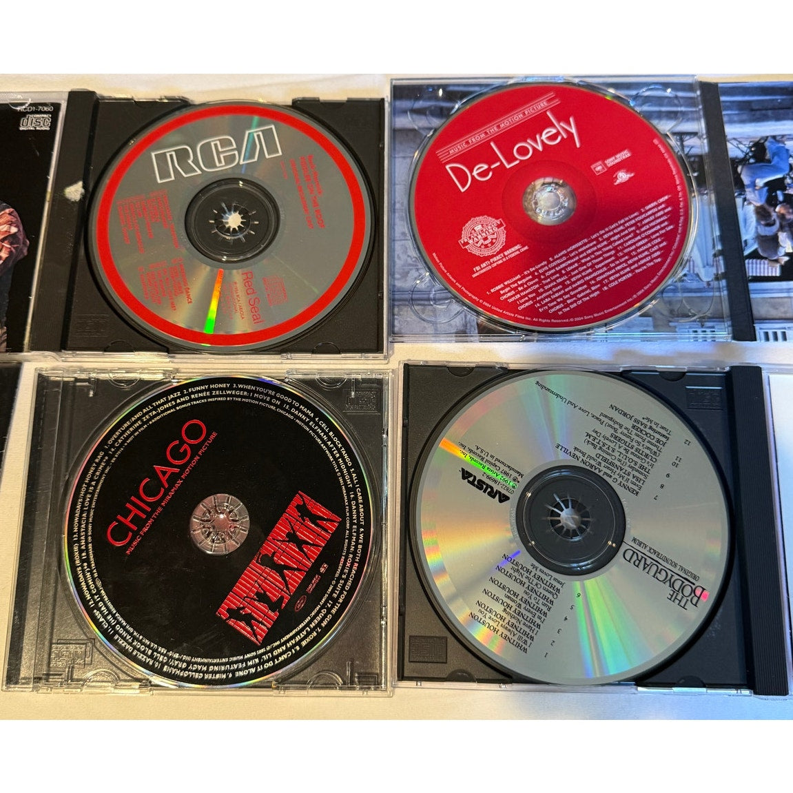 Movie & Broadway Soundtrack CD Bundle -15 CD's - Chicago, Annie, The Bodyguard