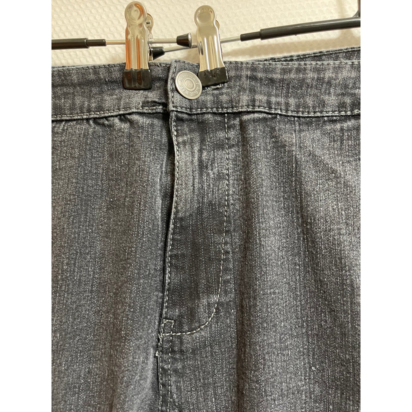 Avenue Jeans Women's Size 22 Washed Out Black Jeans