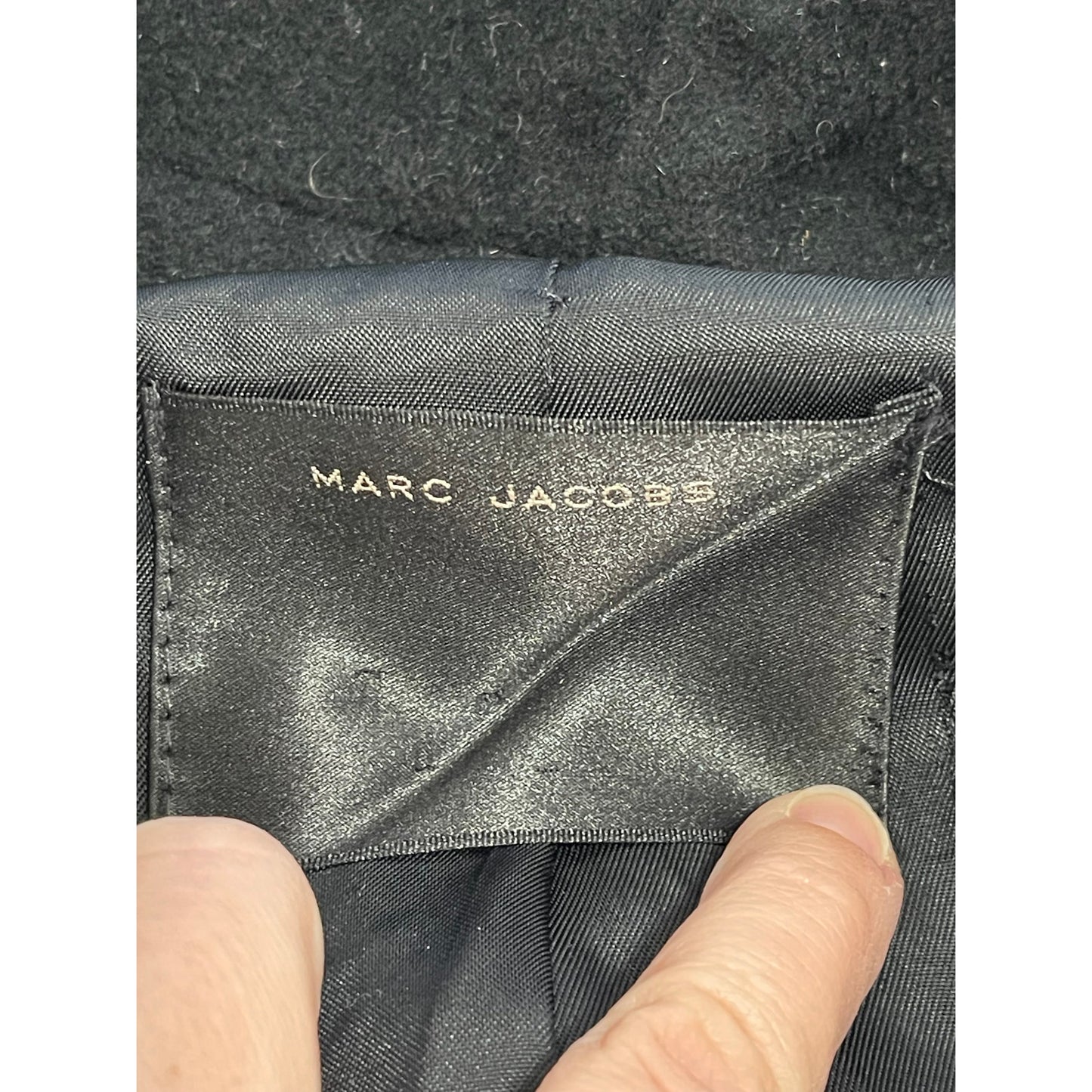 Marc Jacobs Black Hooded Sweatshirt Jacket - Heavy - Long Full Zip