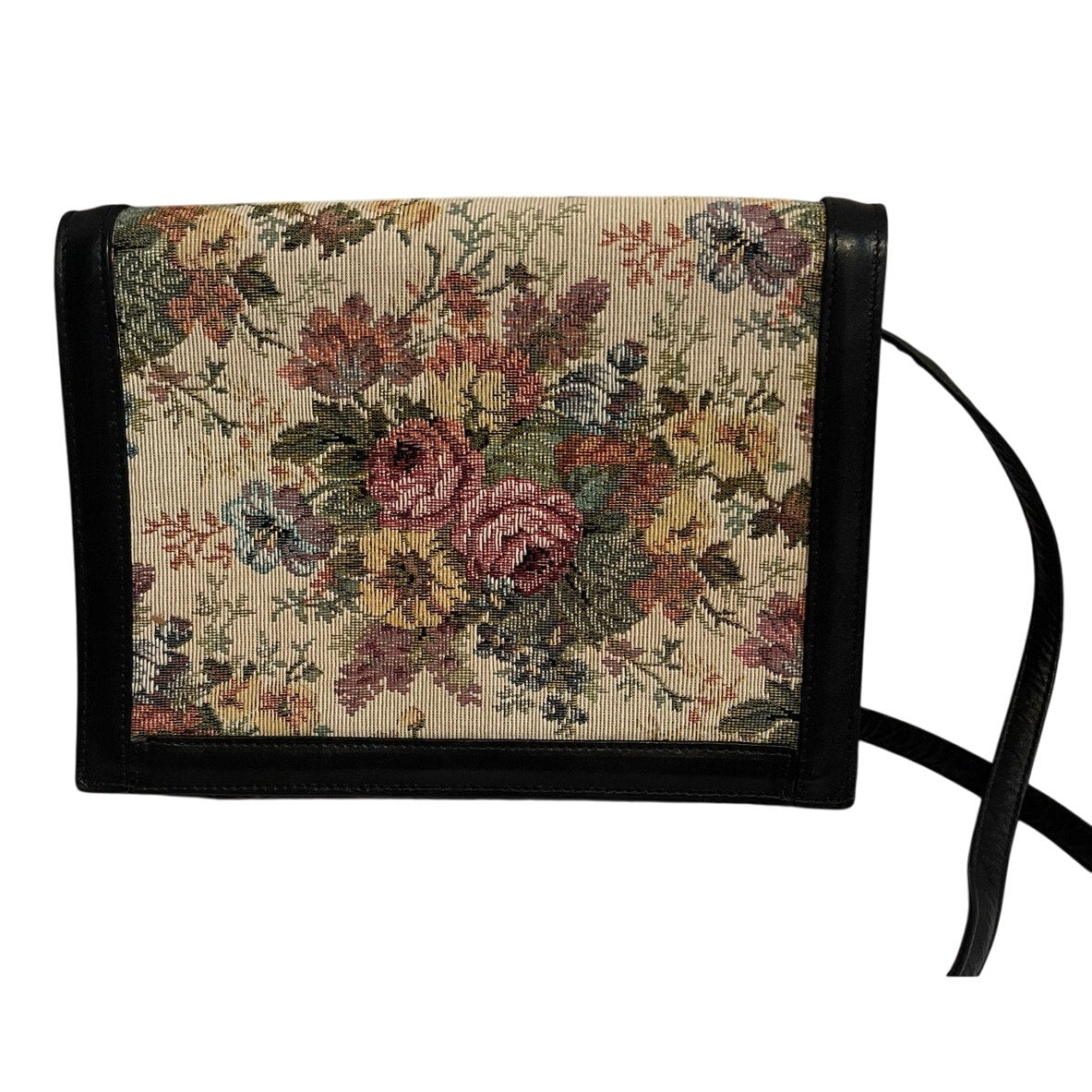Vintage Roberto Vascon Tapestry Purse - Cottage Core
