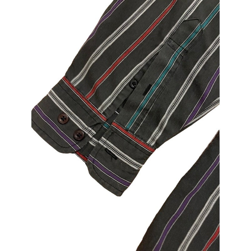 Vintage KingSize Men's XLT Single Needle Tailoring Mock Collar Western Button Up