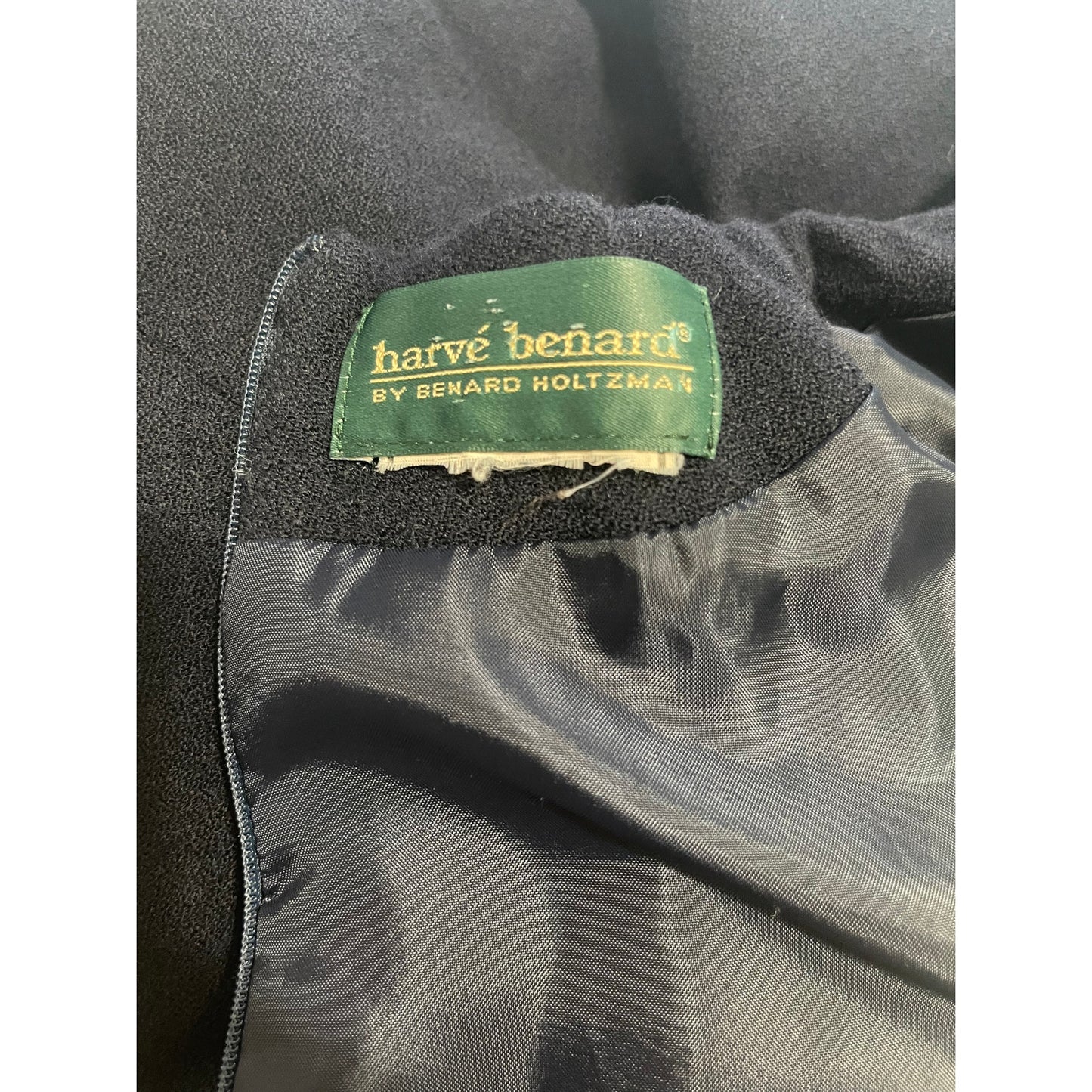 Vintage Harvé Benard by Benard Holtzman Short Sleeve Lined Midi Dress