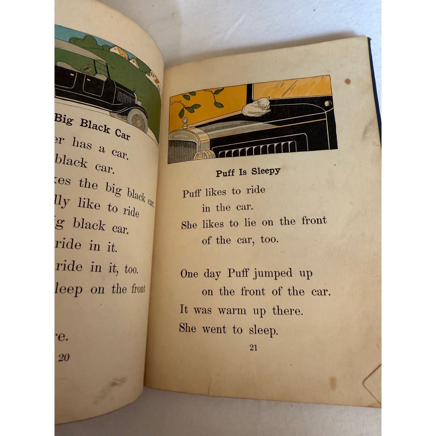Wag & Puff - Marjorie Hardy - 1927 - Hardcover - Antique Children's Book